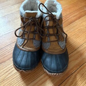 Sorel Brown and Gray Winter Boots